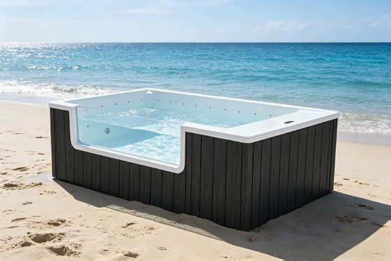 Acrylic Side View Swimming Pool S-8008